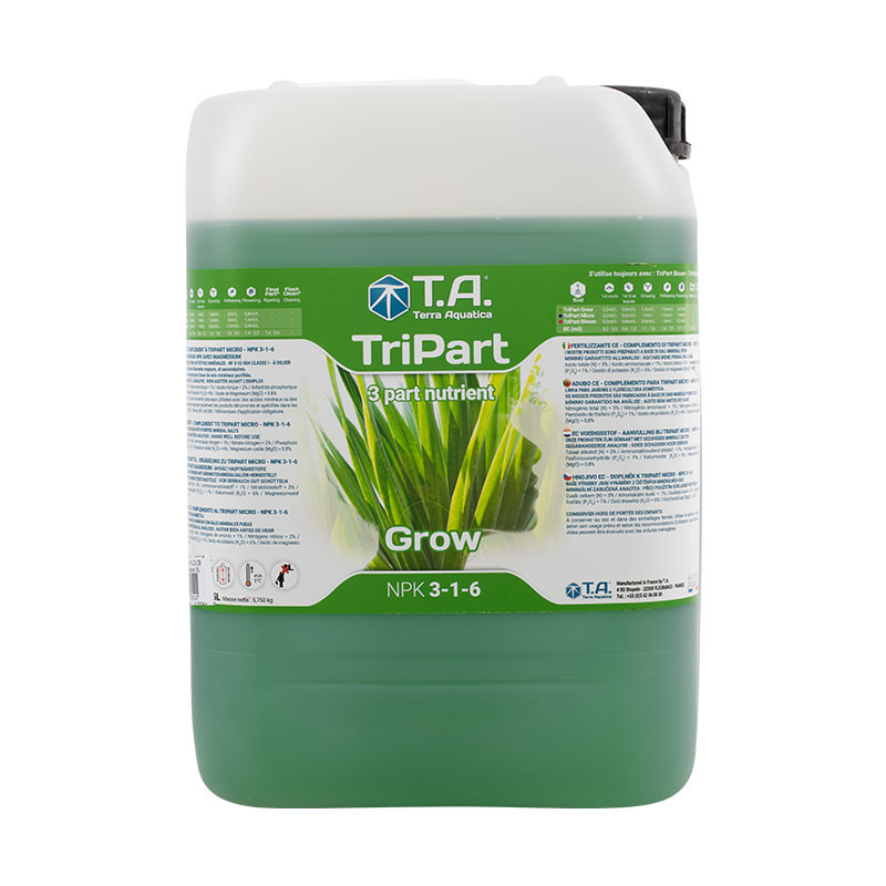 GHE - TriPart Grow (FloraGrow) - 10 L — Engrais