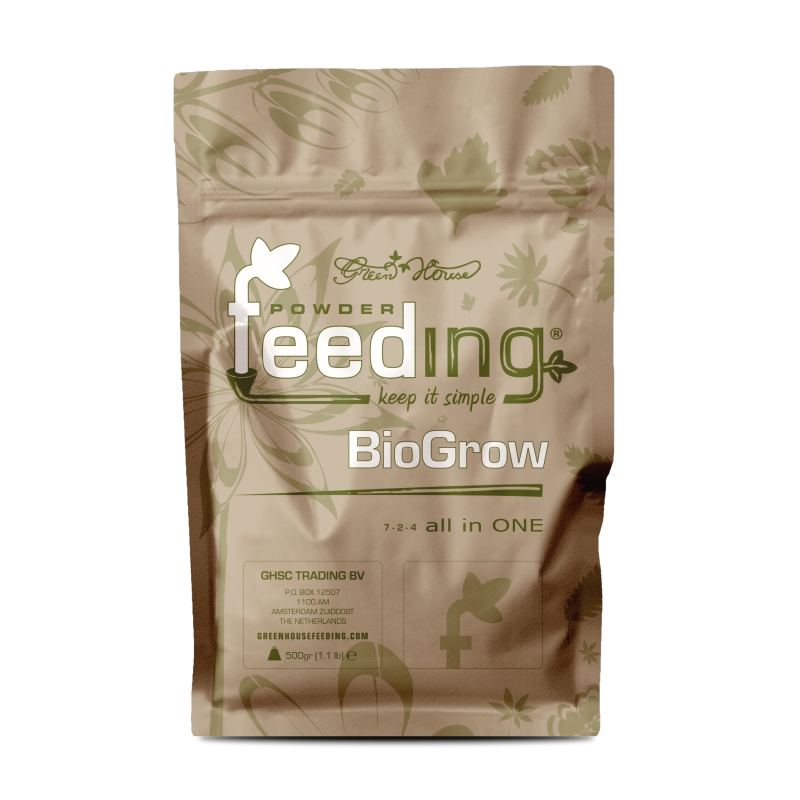 GreenHouse - Powder Feeding - Organic - BioGrow - 2.5 Kg — Engrais