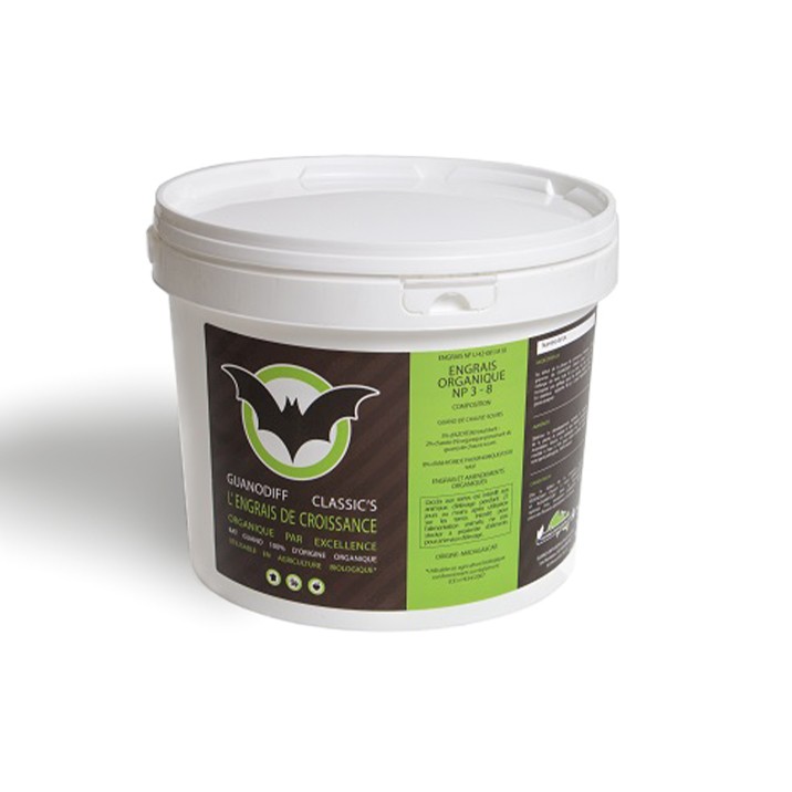GuanoDiff - Bat Guano Bloom - Seau 2 Kg — Engrais