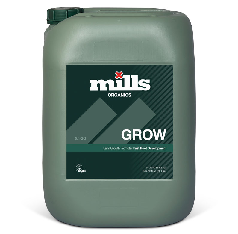 Mills - Organic Grow (Root Booster) - 20 L — Engrais