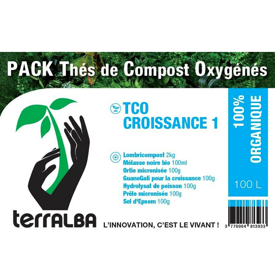 The Compost (TCO) Croissance - Terralba - 10 thes x 10 L — Engrais