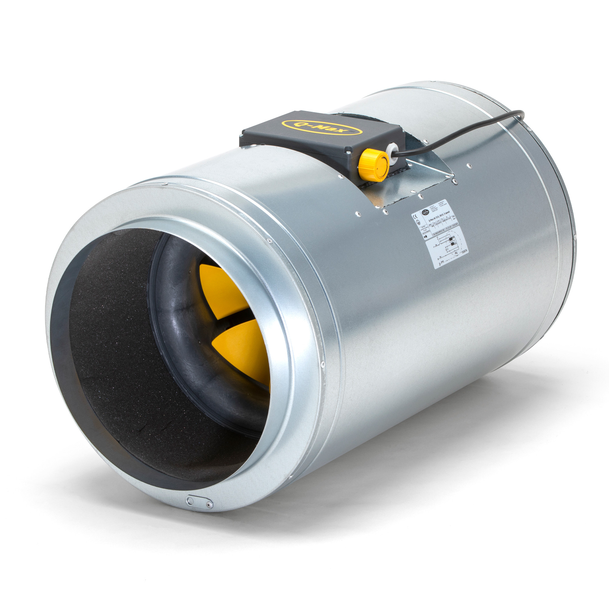 Extract. Centrif. RUCK - Q-MAX AC 150 - diam. 150 mm - Debit 560 m3/h - 3 Speed — Extracteur - etaline max-fan